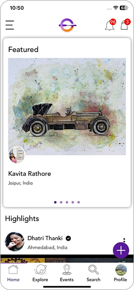 App screen 1